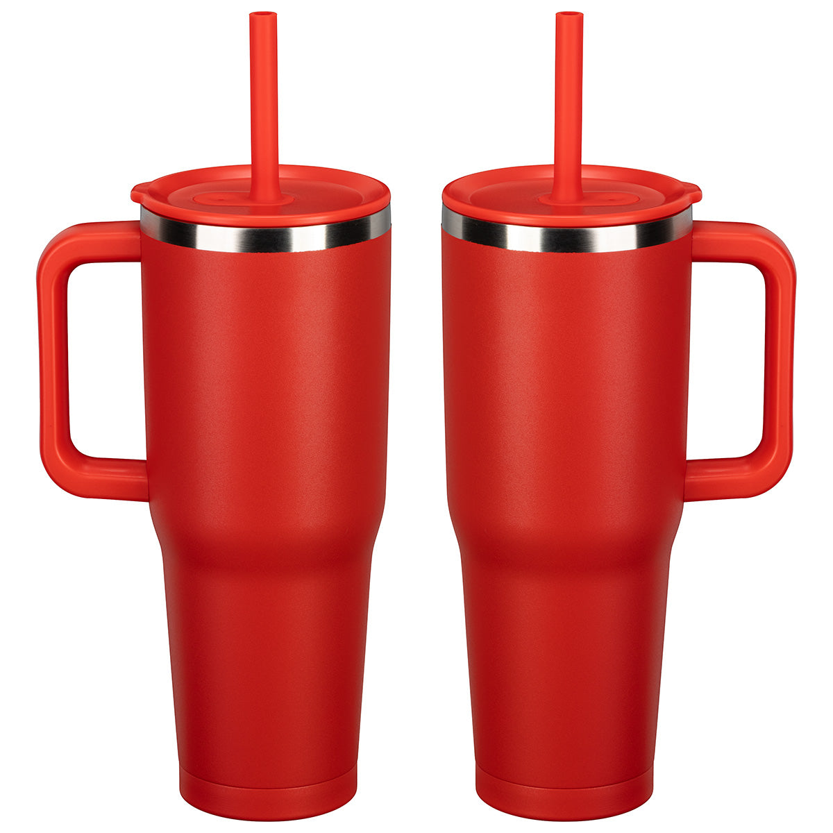 SENSO® Summit 40 oz Insulated Stainless Steel Travel Mug with Press-In Straw Lid