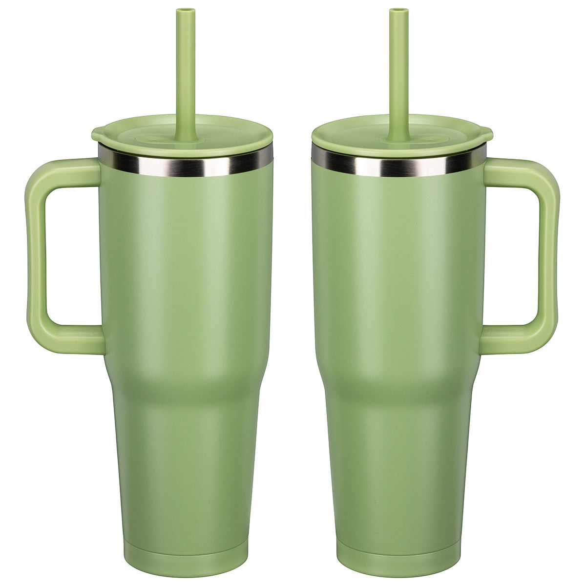 SENSO® Summit 40 oz Insulated Stainless Steel Travel Mug with Press-In Straw Lid