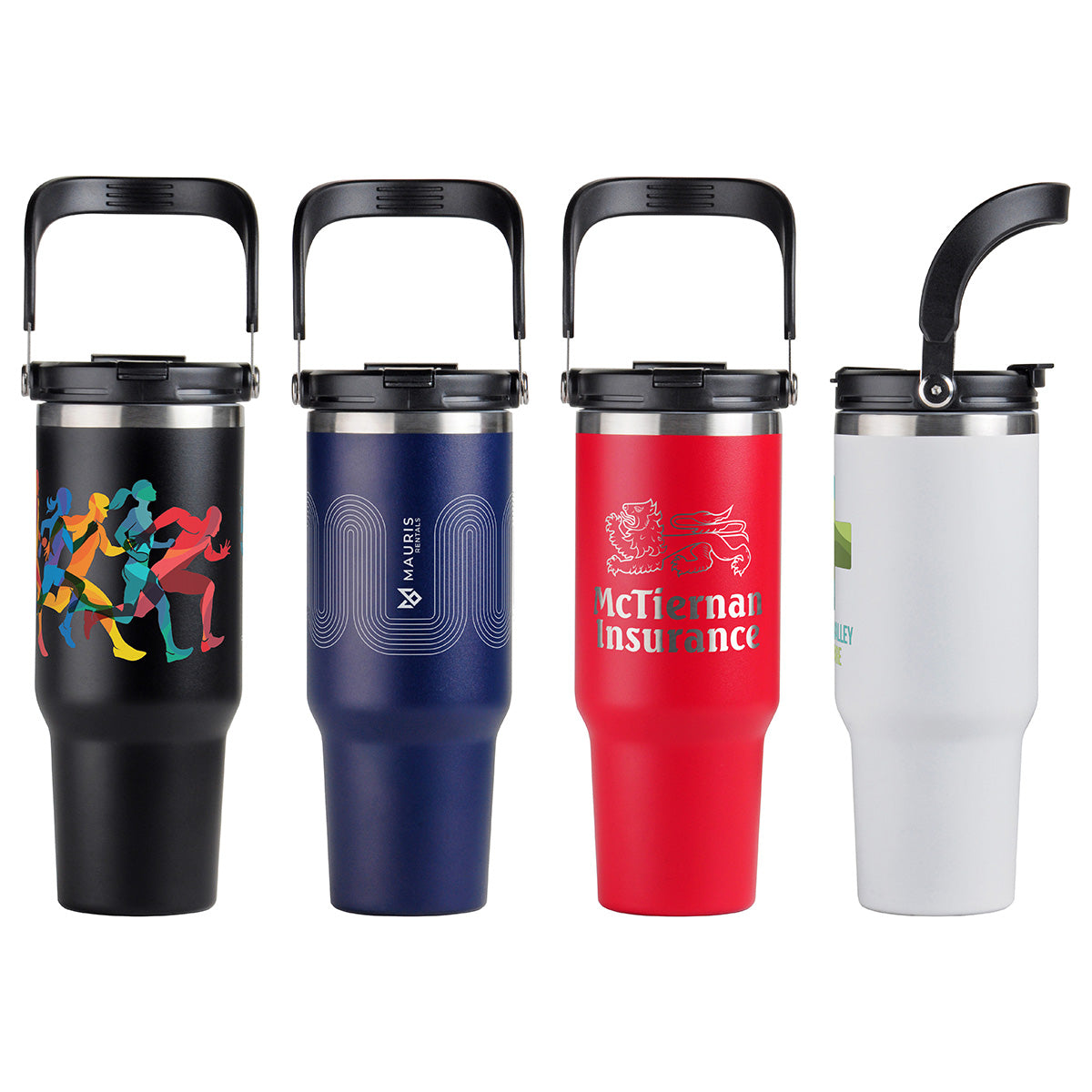 Black SENSO® Venture DuoFlow 40 oz Vacuum Insulated Stainless Steel Travel Tumbler