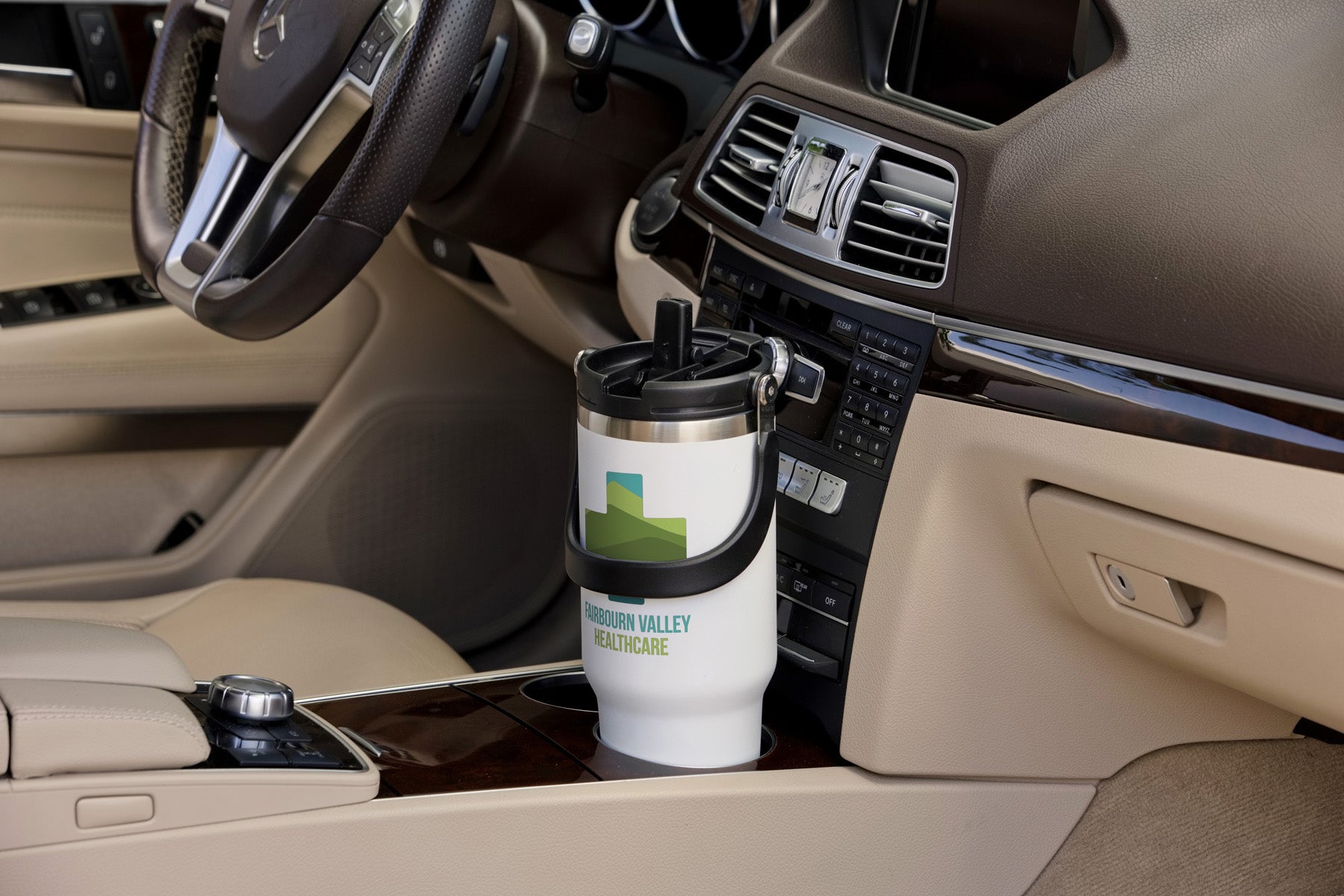 Black SENSO® Venture DuoFlow 40 oz Vacuum Insulated Stainless Steel Travel Tumbler