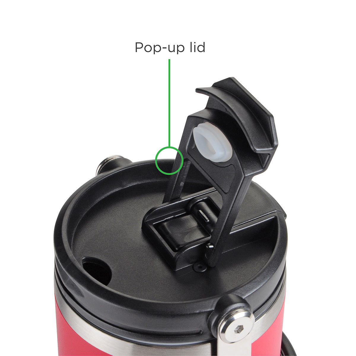 Black SENSO® Venture DuoFlow 40 oz Vacuum Insulated Stainless Steel Travel Tumbler