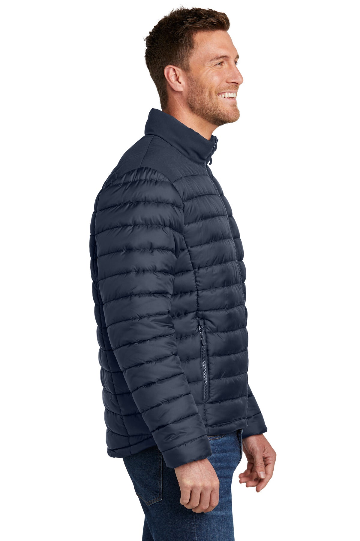 DsBlNavy Port Authority Horizon Puffy Jacket J364