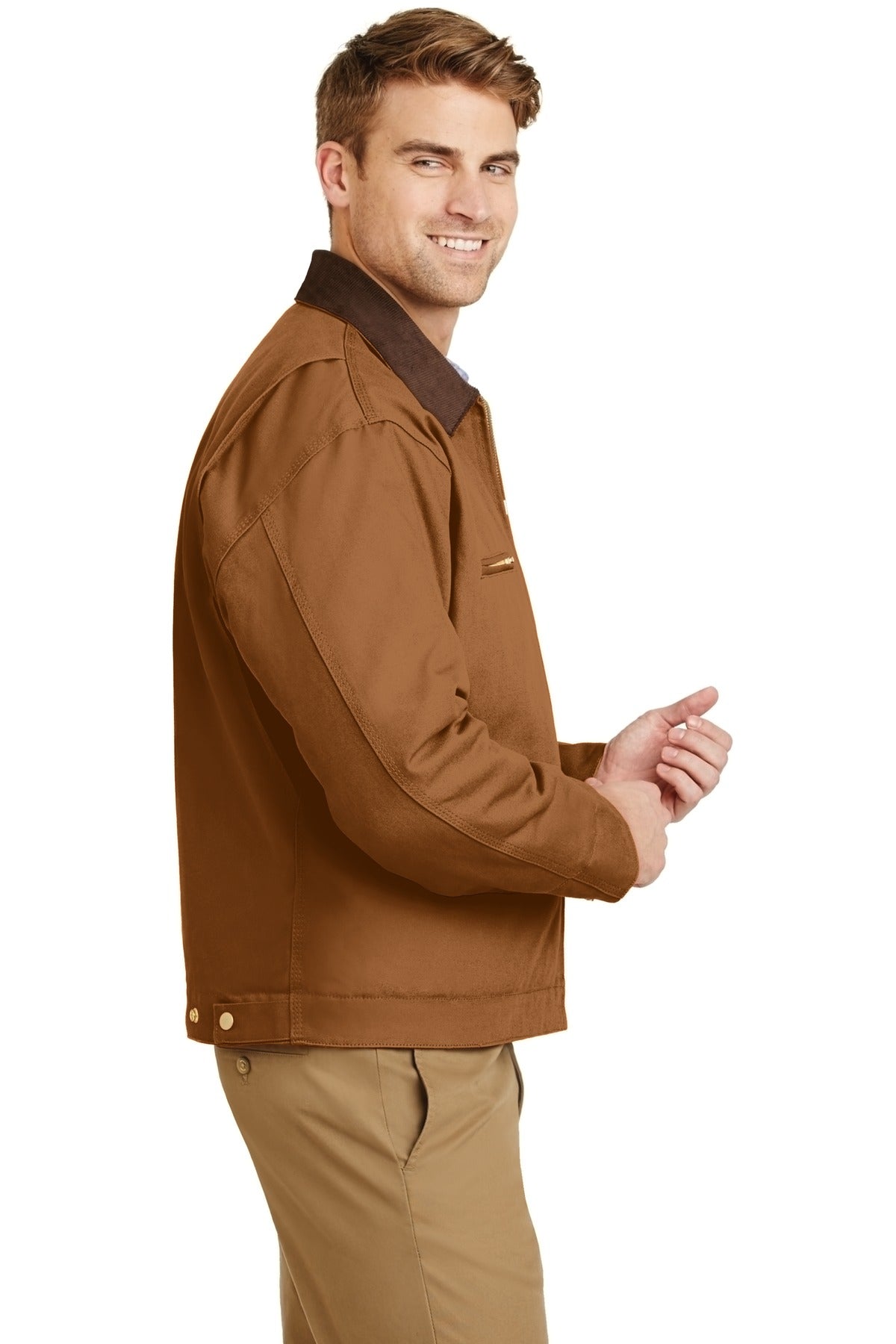 Duck Brown CornerStone - Duck Cloth Work Jacket. J763