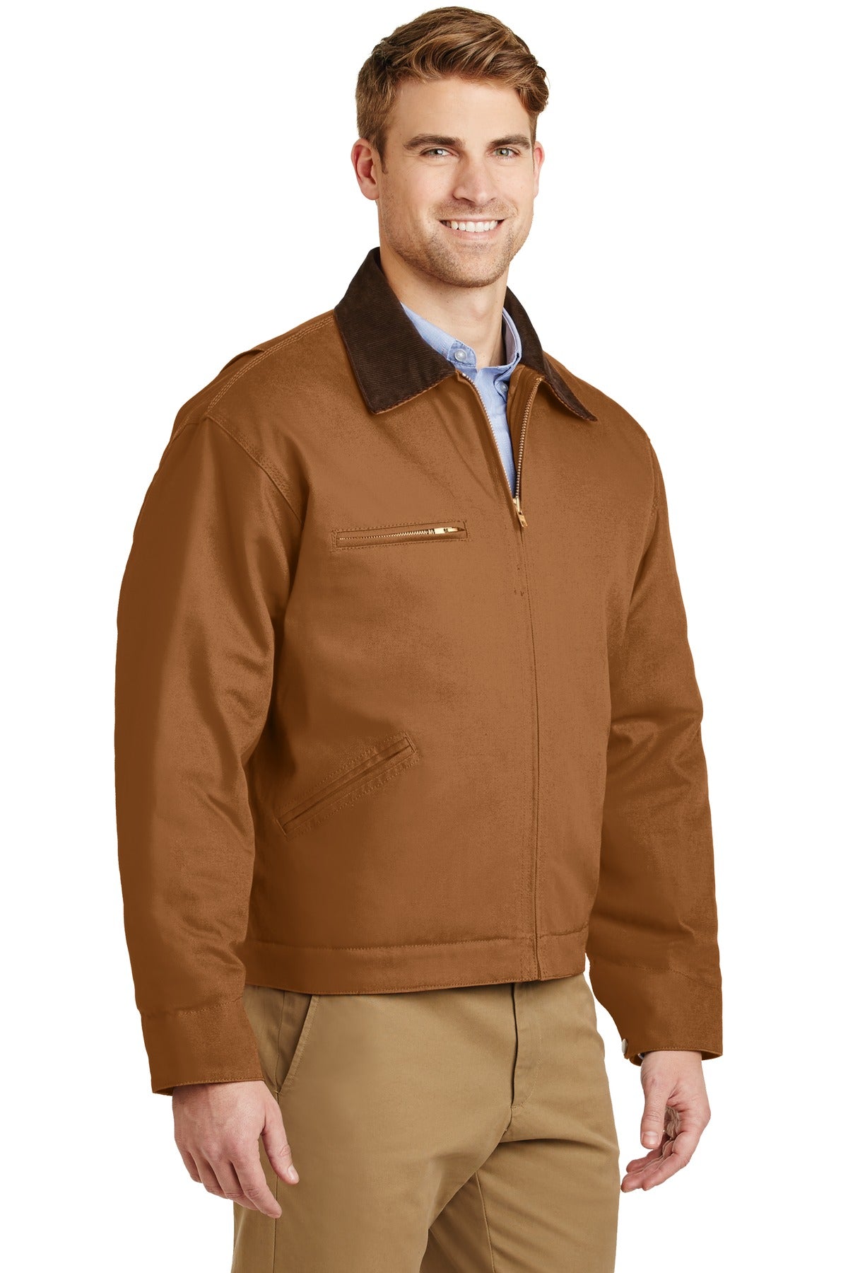 Duck Brown CornerStone - Duck Cloth Work Jacket. J763