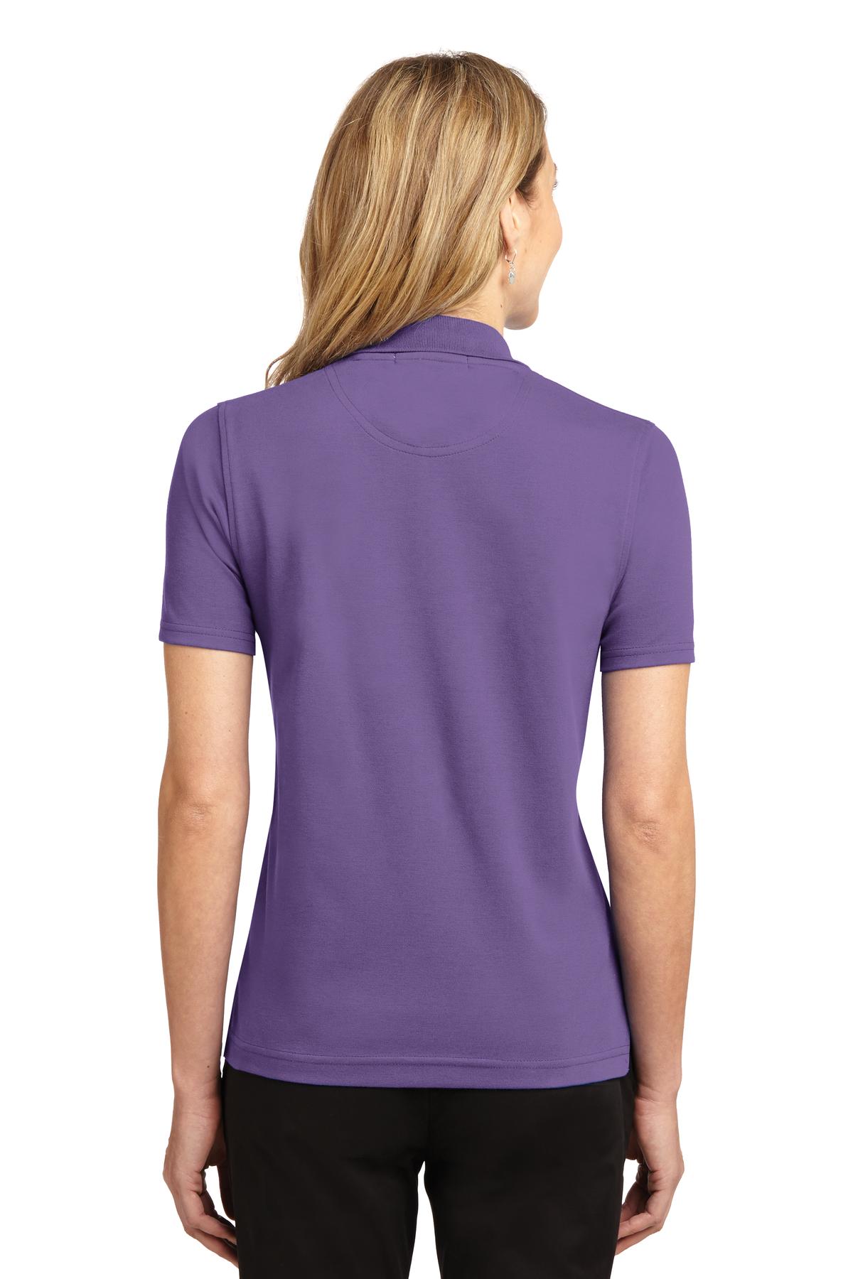 Dusty Purple Port Authority Women's Rapid Dry Polo. L455
