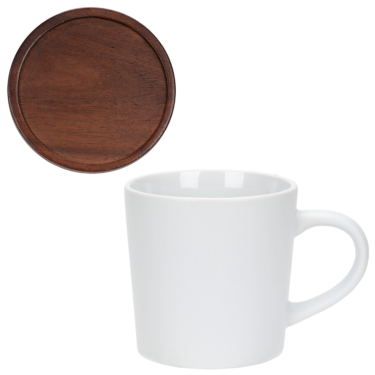 Circo 16 oz Ceramic Mug with Wooden Lid