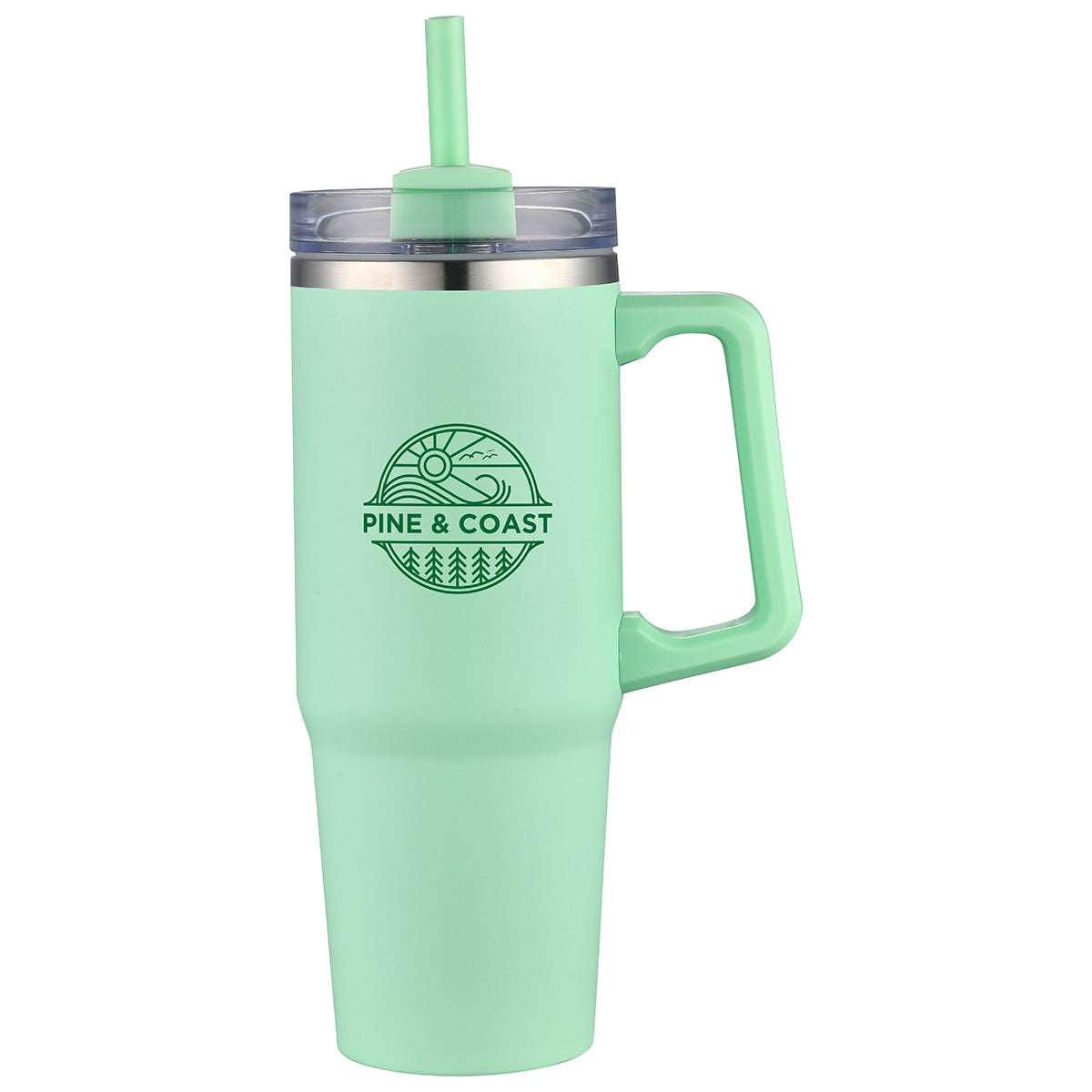 Milo 30 oz Vacuum Insulated Stainless Steel Mug with Straw
