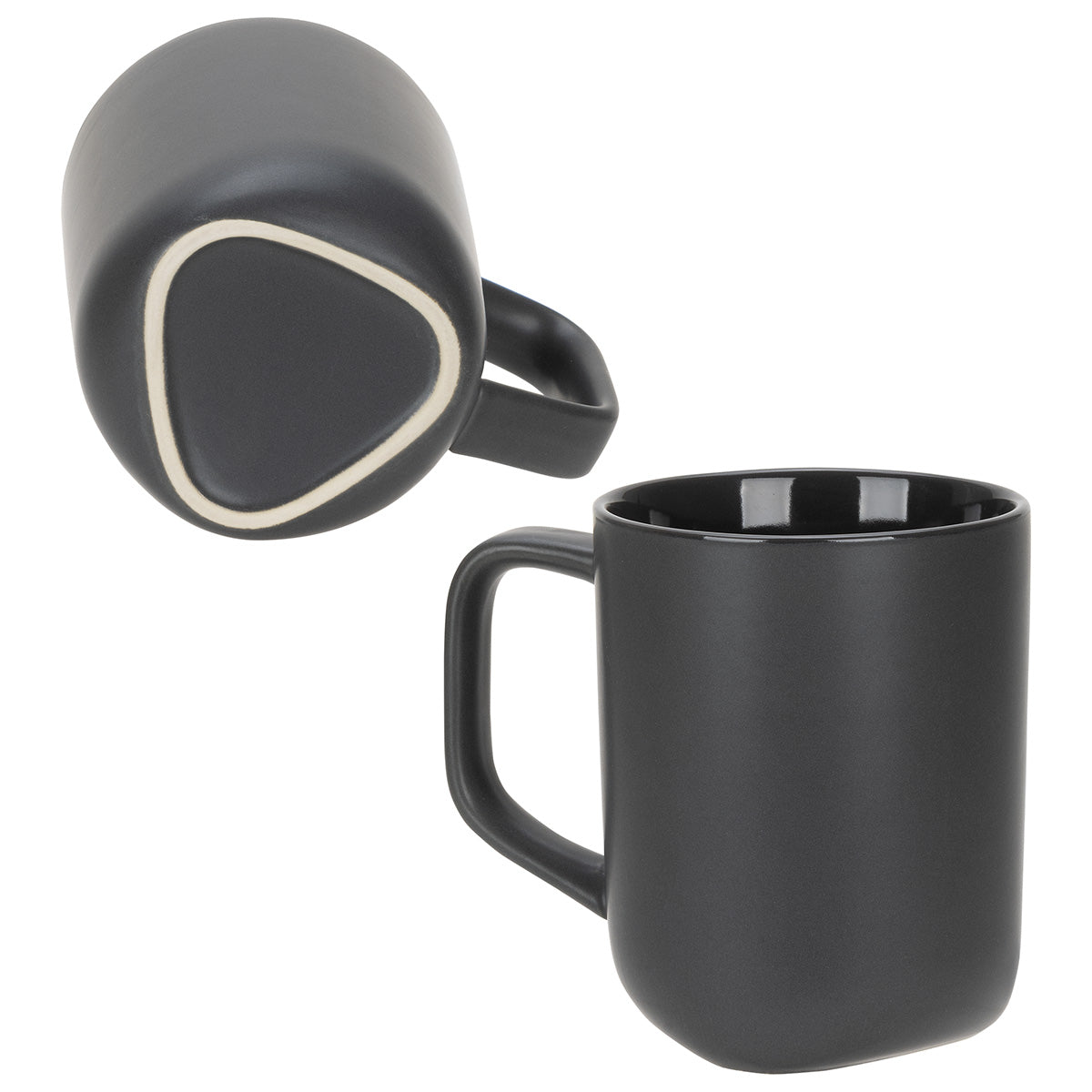Black Marzano 18 oz Recycled Ceramic Mug