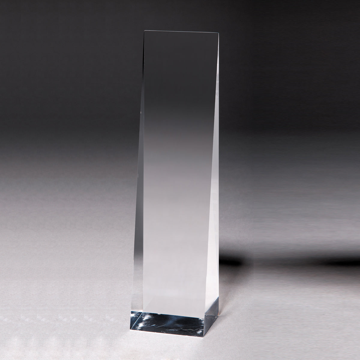 Screen Printed Angeled Obelisk Award - 9 1/2"