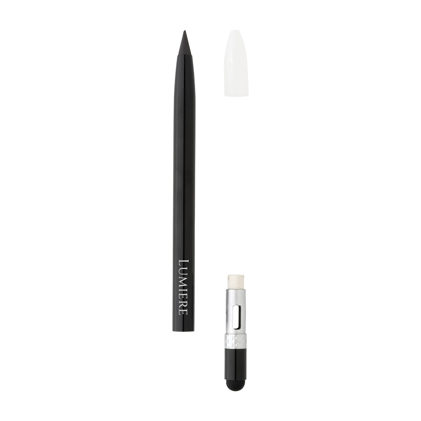 Black Aluminum Inkless Pen with Eraser