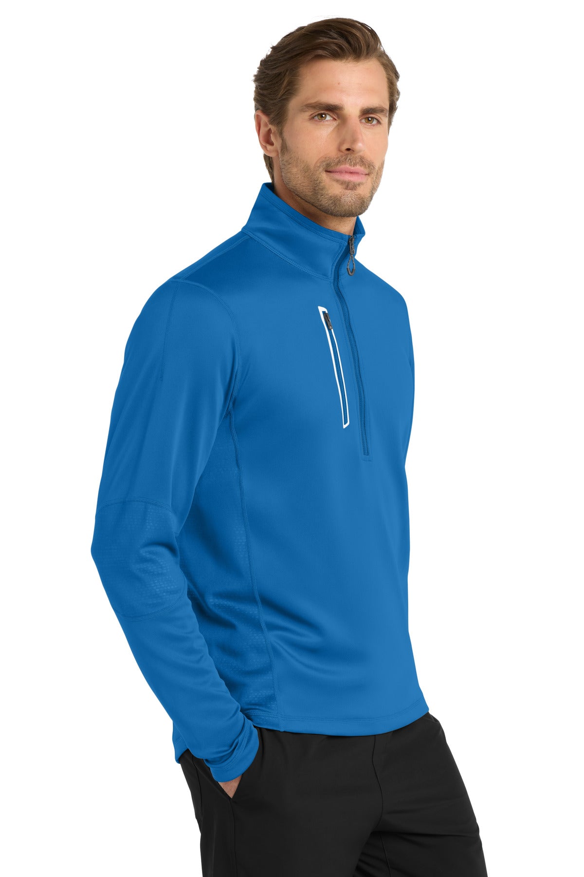 Electric Blue OGIO Fulcrum 1/4-Zip. OE701