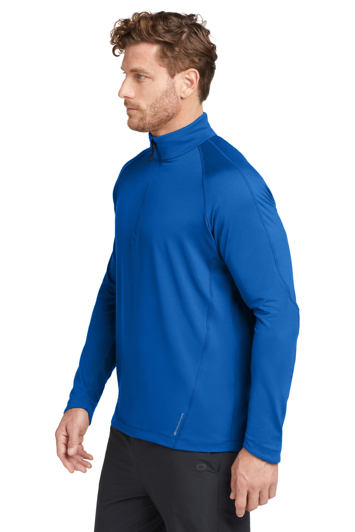 Electric Blue OGIO Radius 1/4-Zip. OE550