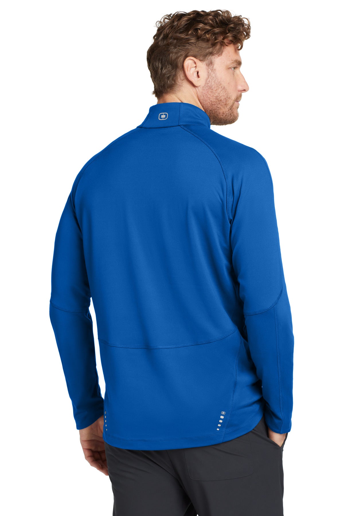 Electric Blue OGIO Radius 1/4-Zip. OE550