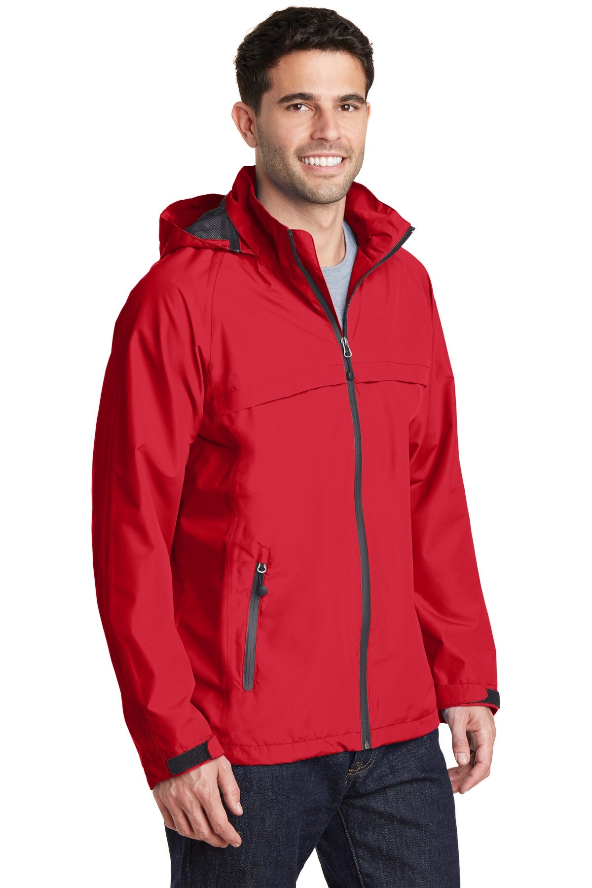 Engine Red Port Authority Torrent Waterproof Jacket. J333
