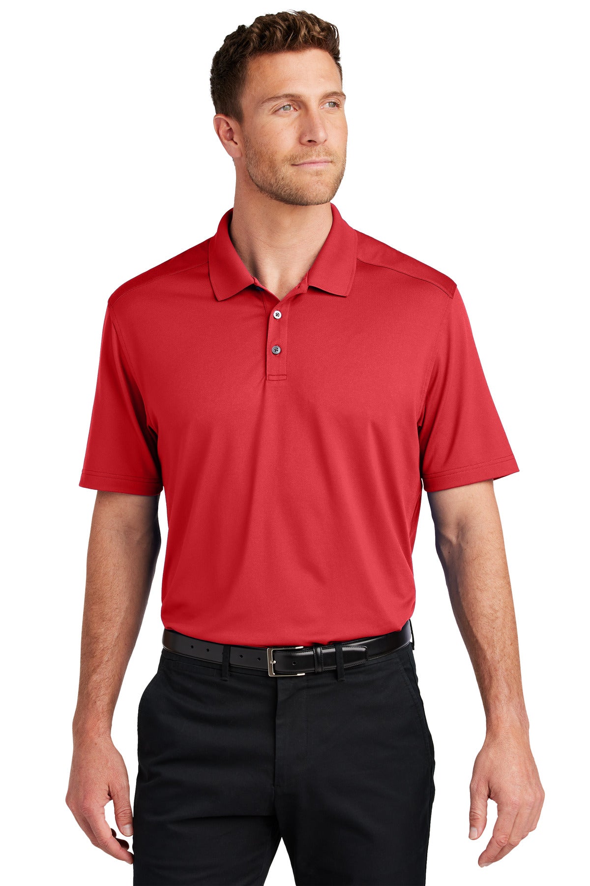 EngineRed Port Authority City Stretch Flat Knit Polo K683