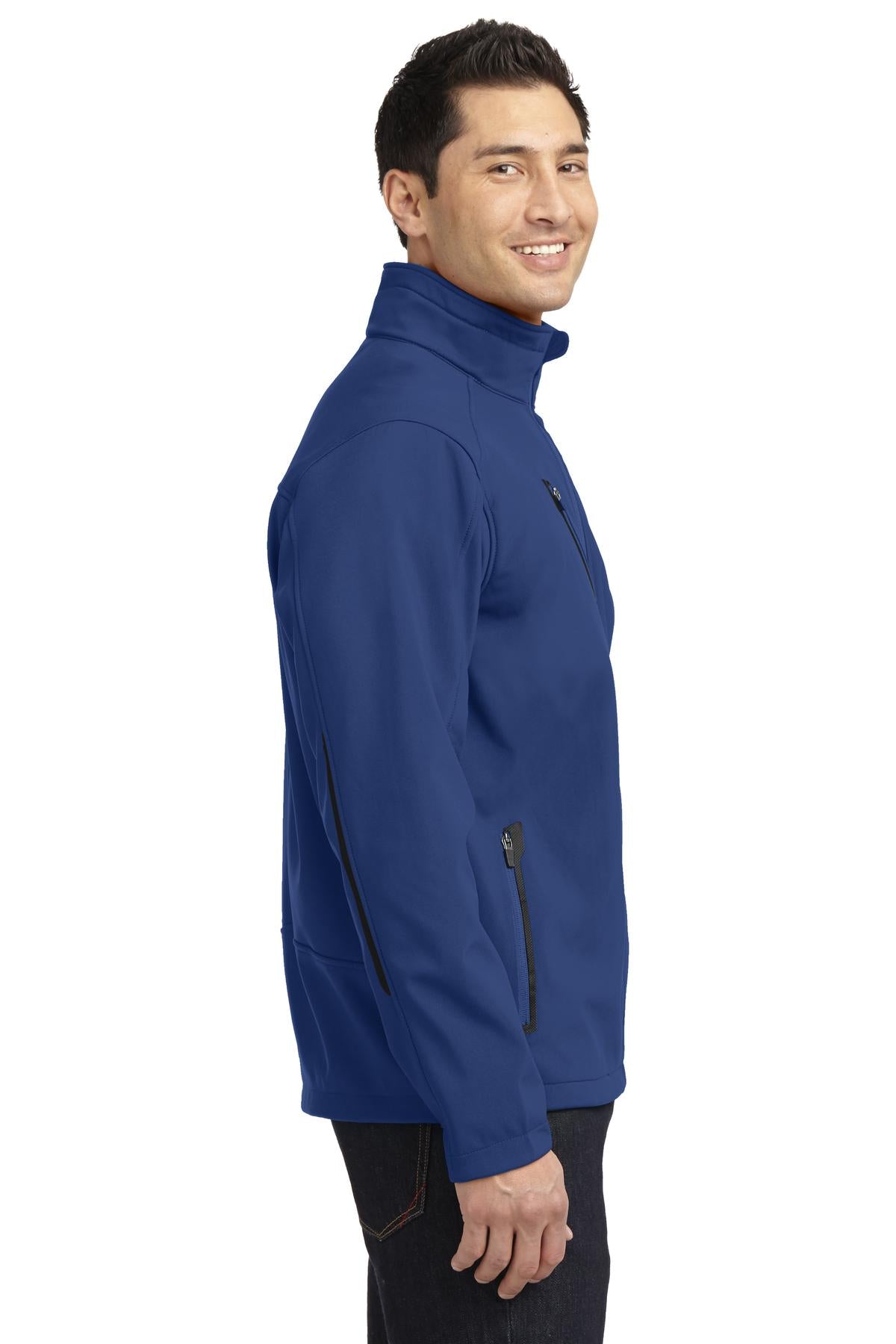 Estate Blue Port Authority Welded Soft Shell Jacket. J324
