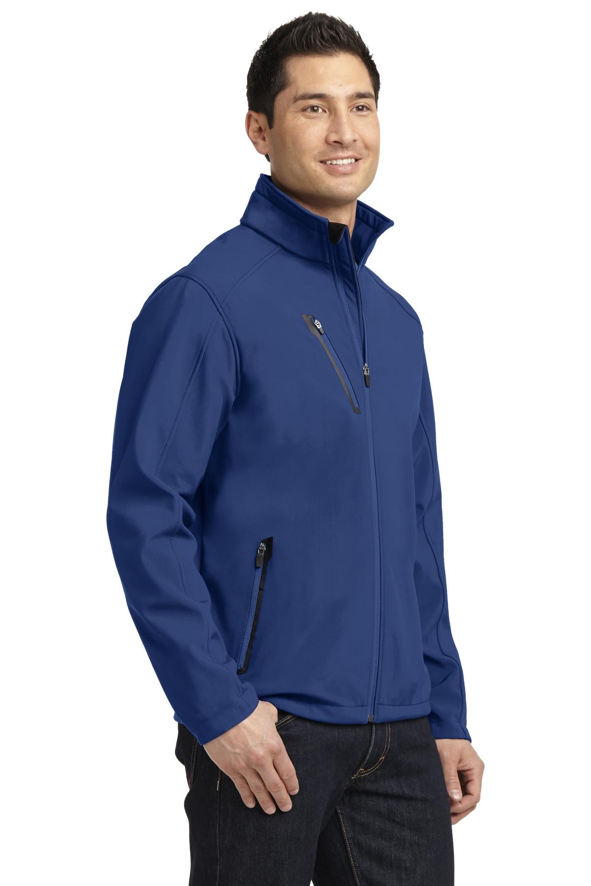 Estate Blue Port Authority Welded Soft Shell Jacket. J324