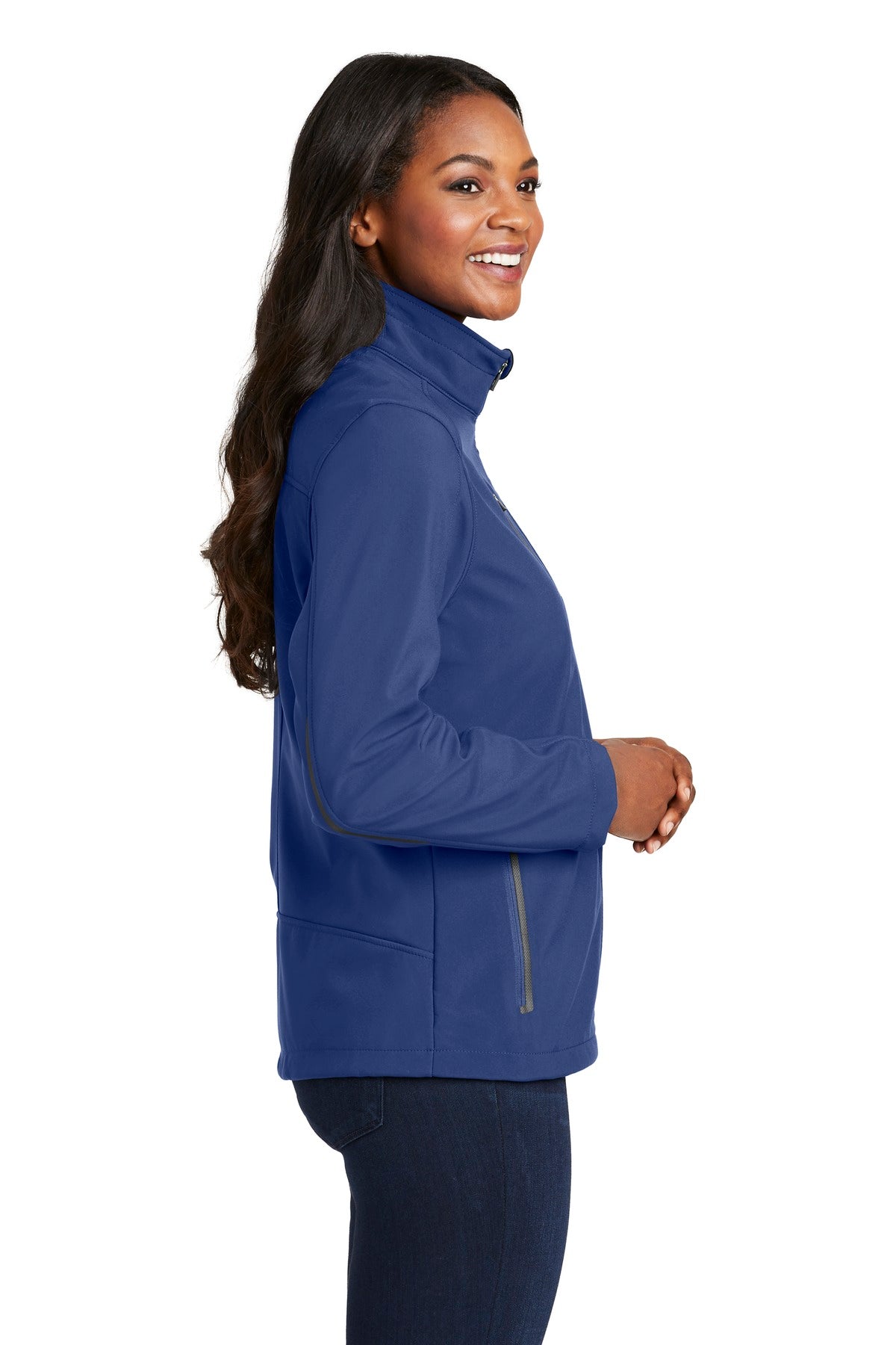 Estate Blue Port Authority Women's Welded Soft Shell Jacket. L324