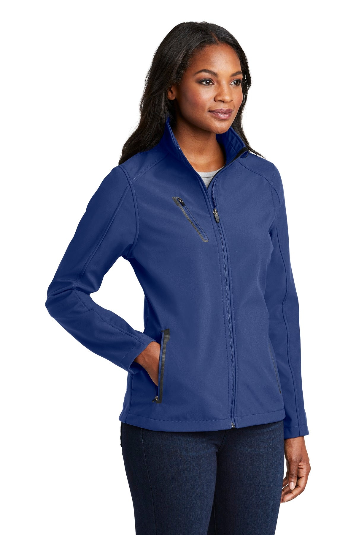 Estate Blue Port Authority Women's Welded Soft Shell Jacket. L324
