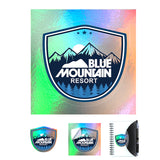 “CUSTOMCUT™” 16.1 sq inch to 25 sq inch Full Color Custom Shape Removable Vinyl Stickers in Singles