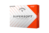Callaway Supersoft Matte Golf Balls - Orange