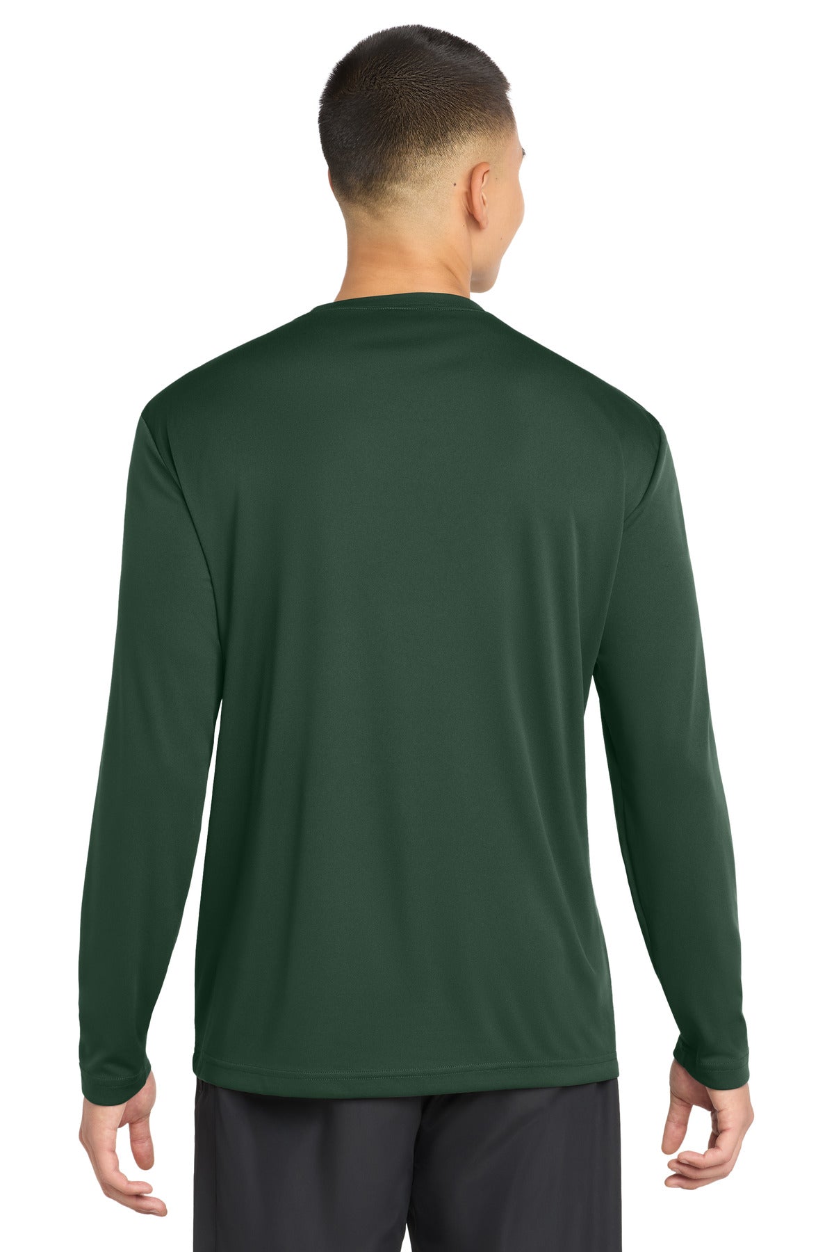 Forest Green Sport-Tek Tall Long Sleeve PosiCharge Competitor Tee. TST350LS