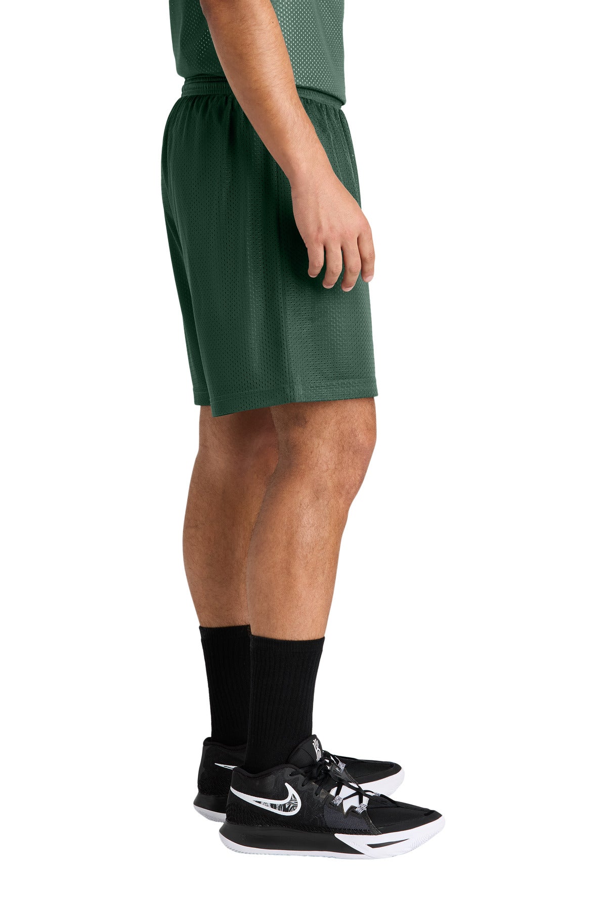 ForestGrn Sport-Tek PosiCharge Mesh 7" Short ST5100