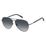 Matte Black Fossil Pilot Sunglasses