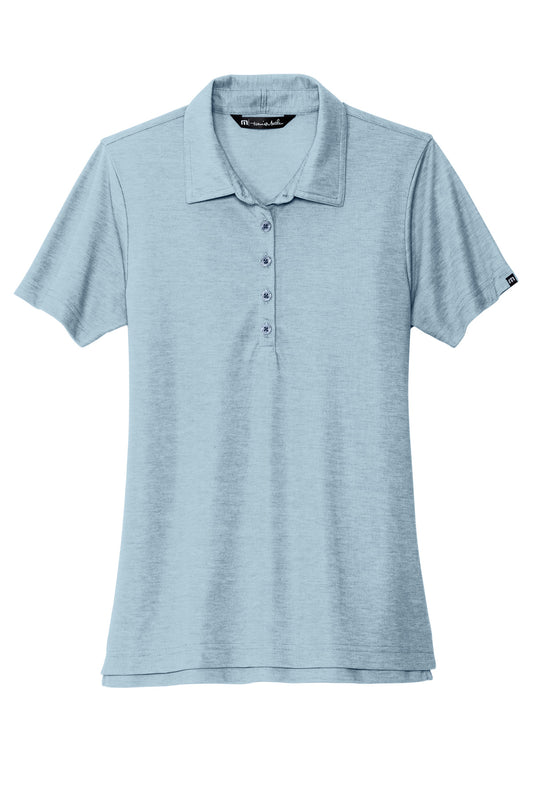 Front View of AllureHthr TravisMathew Women's Oceanside Heather Polo TM1WW002