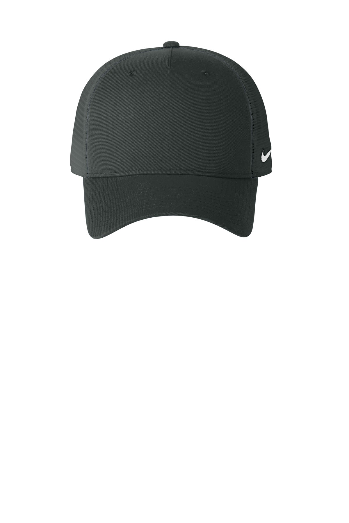 Front View of Anth/Anth Nike Snapback Mesh Trucker Cap NKFN9893