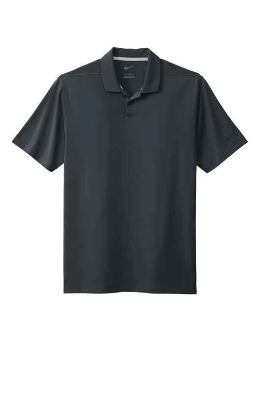 Front View of Anthracite Nike Dri-FIT Vapor Polo NKDC2108