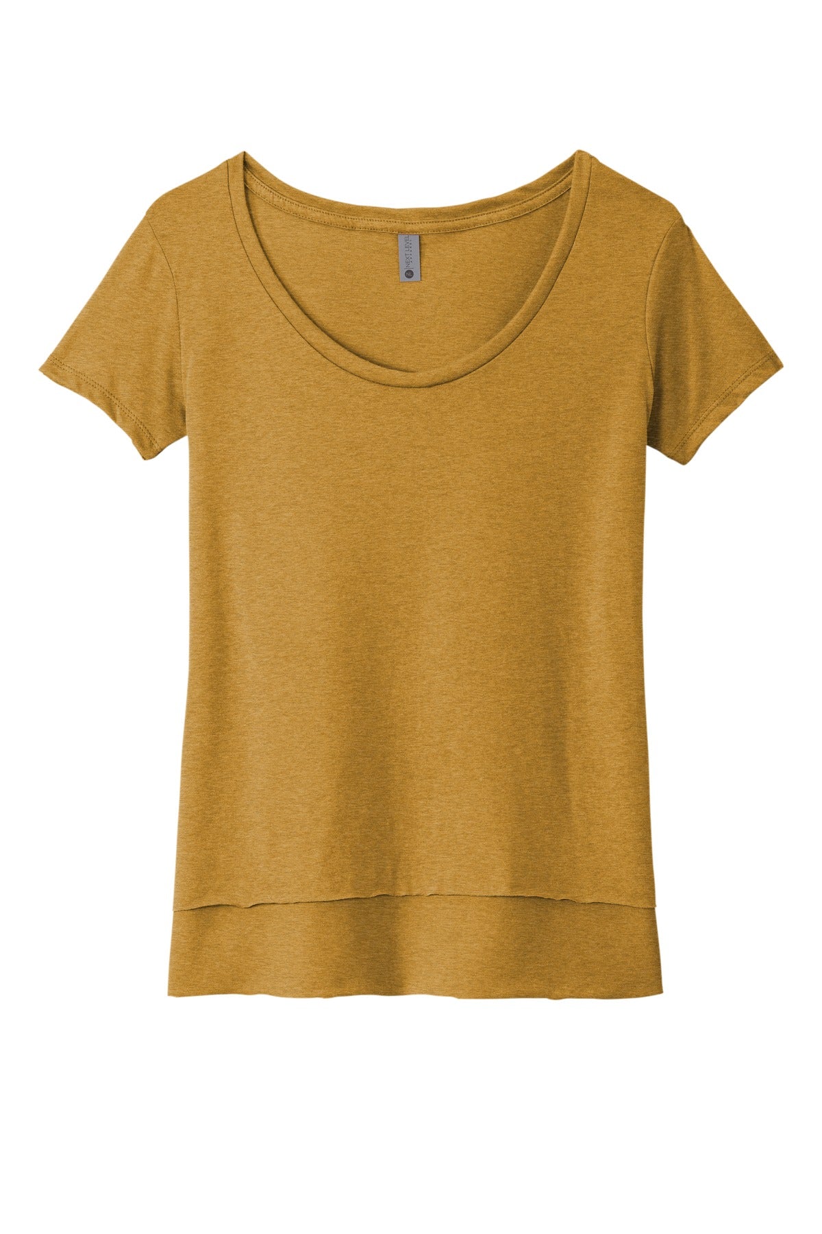 Front View of AntqGold Next Level Apparel Women's Festival Scoop Neck Tee. NL5030