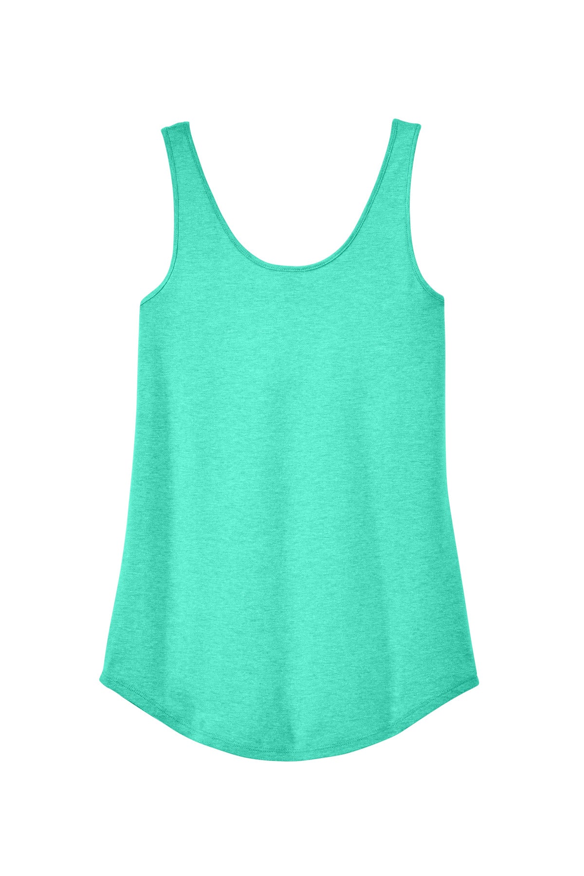 Front View of AquaHthr District Women's Perfect Tri Relaxed Tank DT151