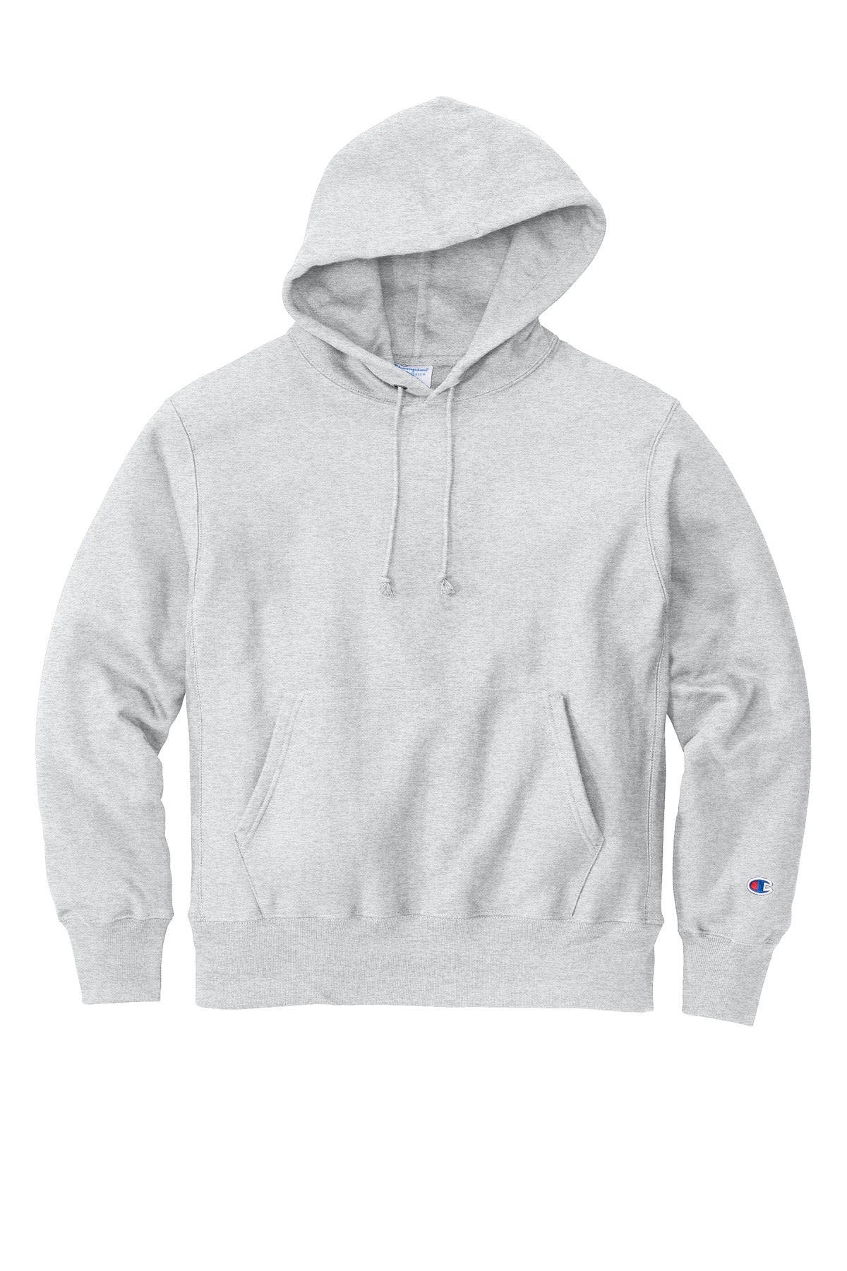 Front View of Ash Champion Reverse Weave Hooded Sweatshirt S101