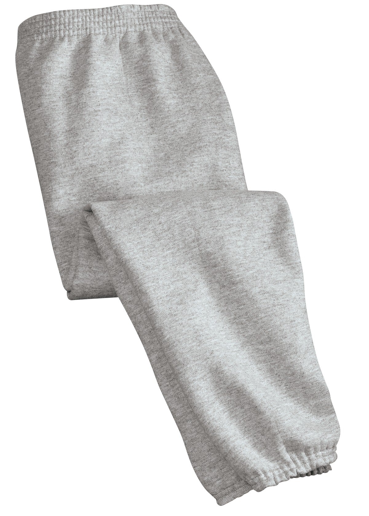 Front View of Athletic Hthr Port & Company - Essential Fleece Sweatpant with Pockets. PC90P