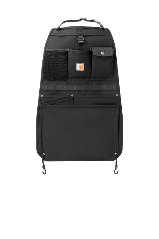 Front View of Black Carhartt Nylon Duck Organizer CTC0001607