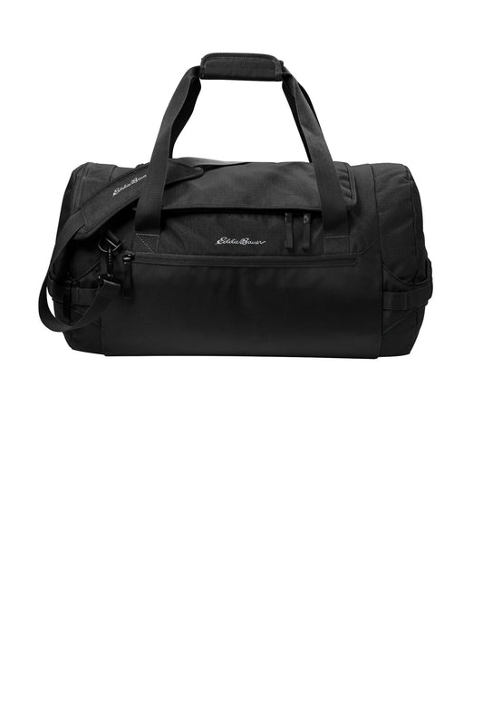 Front View of Black Eddie Bauer Tour Duffel EB905