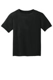 Front View of Black Gildan Youth Gildan Performance T-Shirt. 42000B