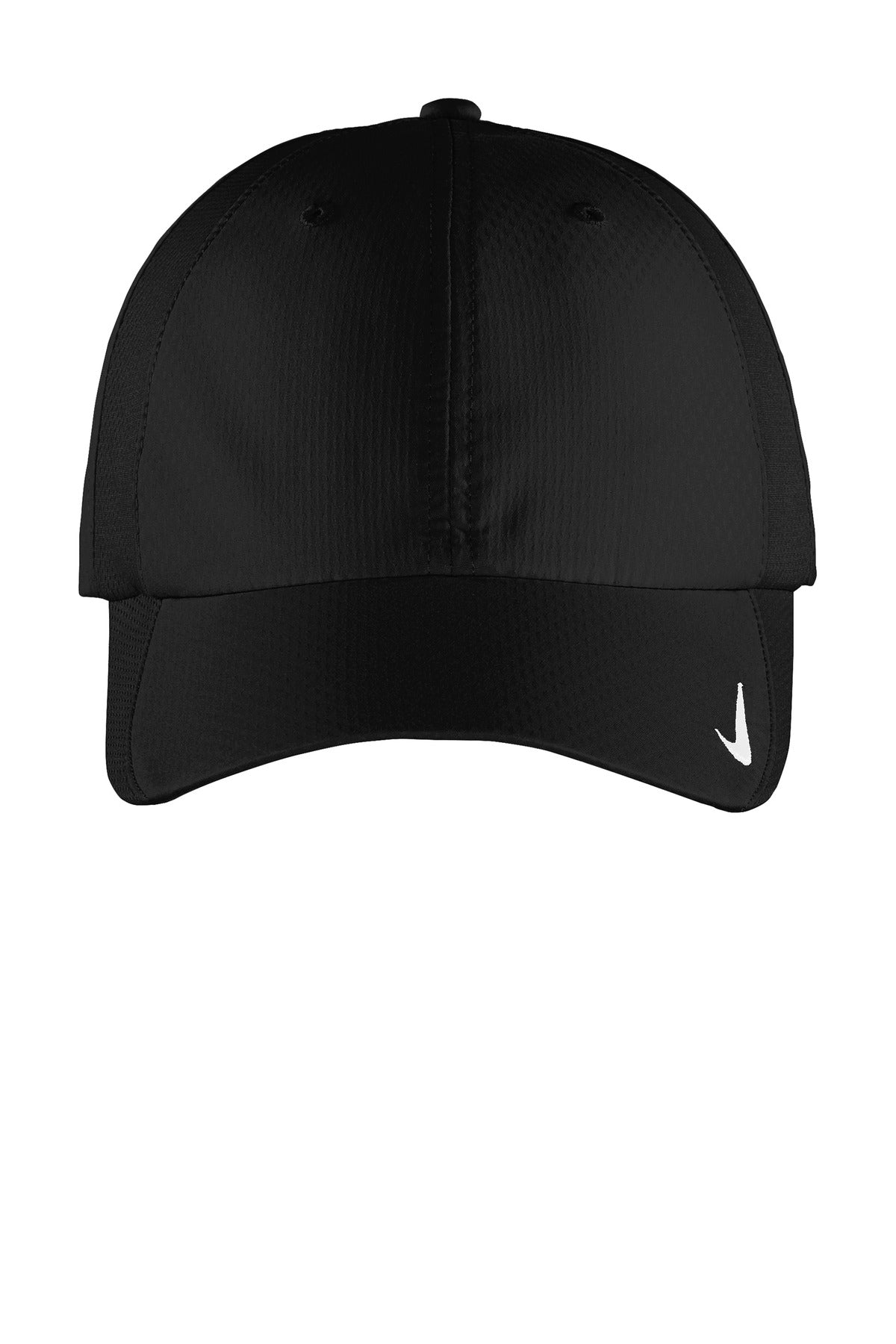 Front View of Black Nike Sphere Performance Cap NKFD9709