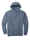 Front View of Blue Jean COMFORT COLORS Ring Spun Hooded Sweatshirt. 1567