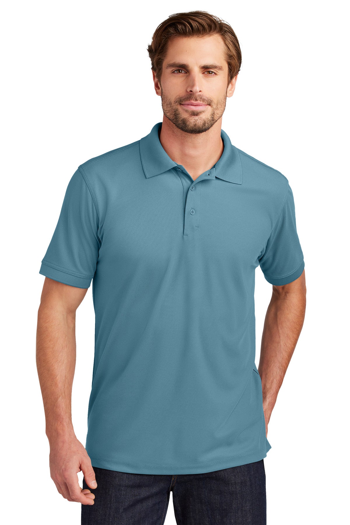 Front View of BlueMist OGIO - Caliber2.0 Polo OG101