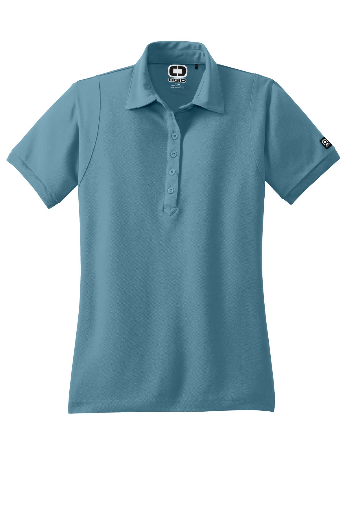 Front View of BlueMist OGIO - Jewel Polo. LOG101