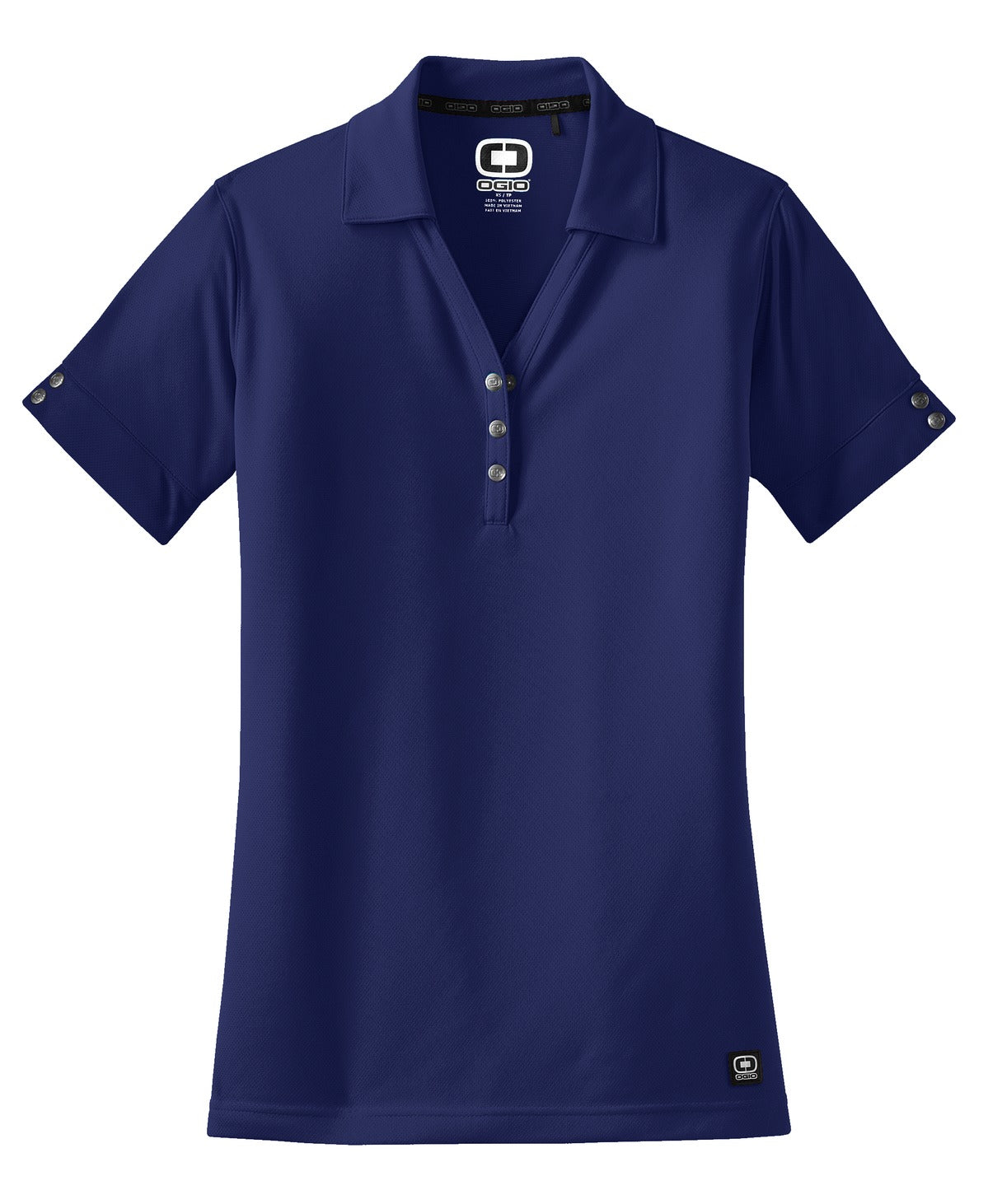 Front View of Blueprint OGIO - Glam Polo. LOG105