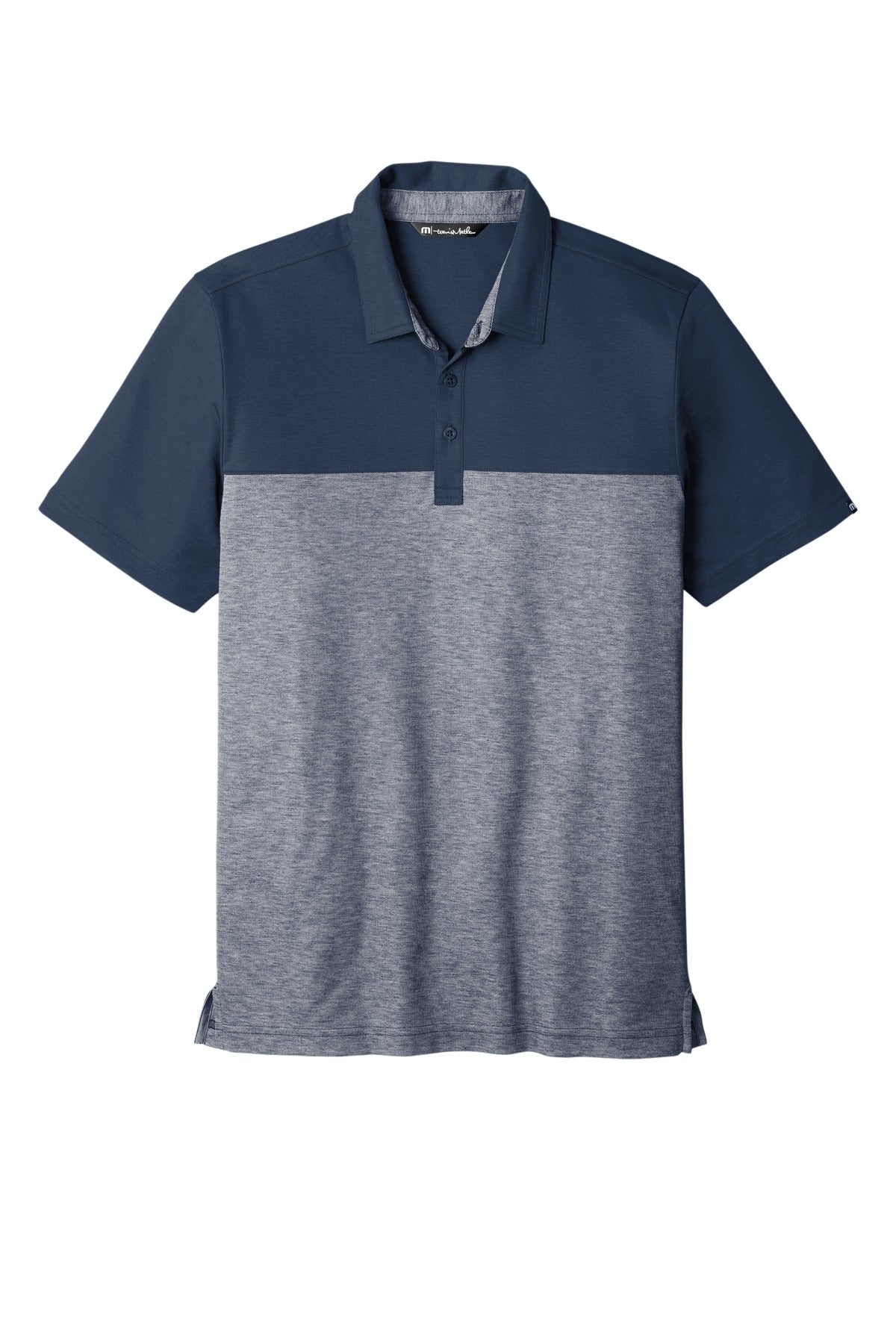 Front View of BNgs/BNgsH TravisMathew Oceanside Blocked Polo. TM1MU414