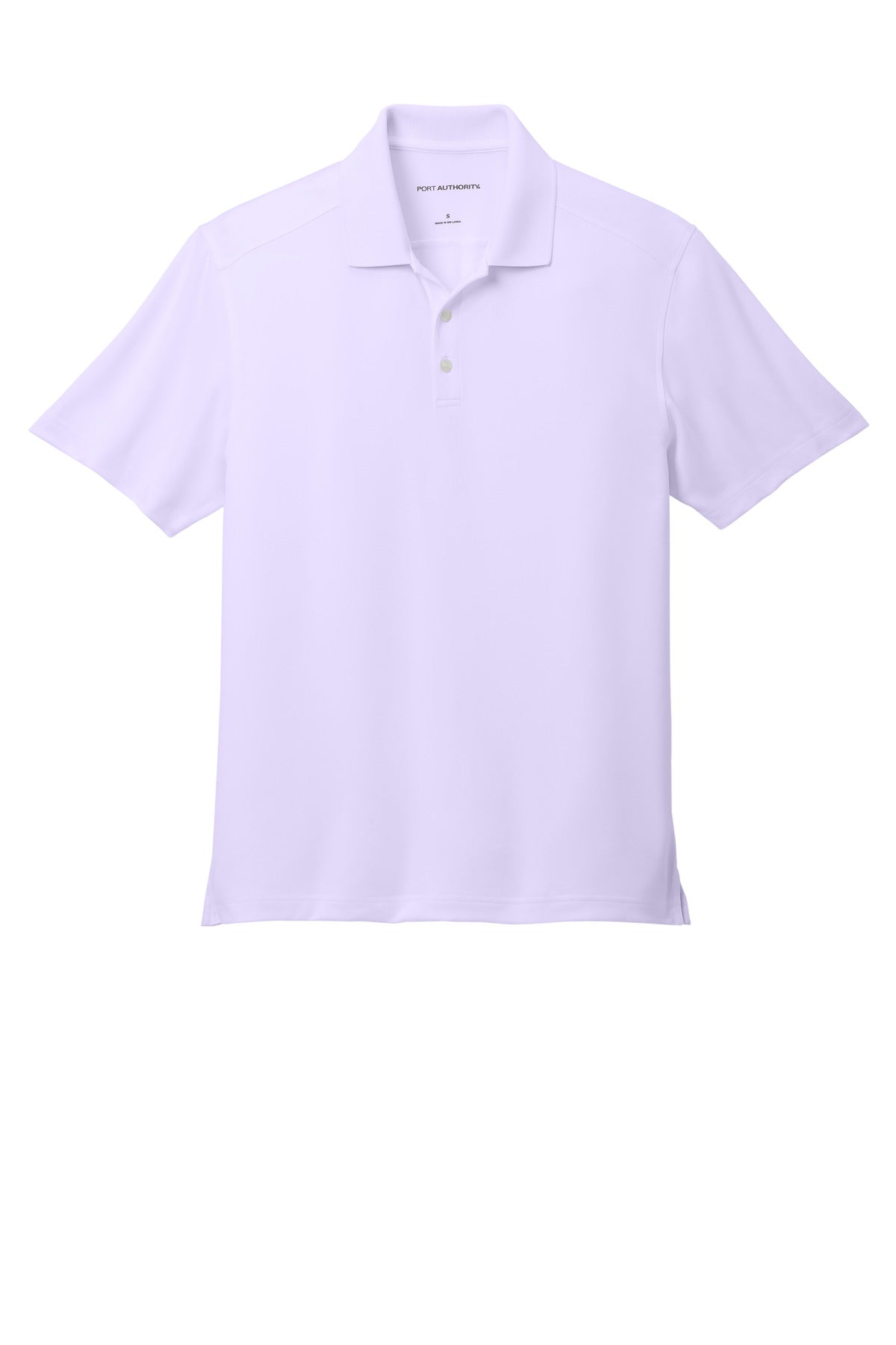 Front View of BrtLvndr Port Authority City Stretch Flat Knit Polo K683
