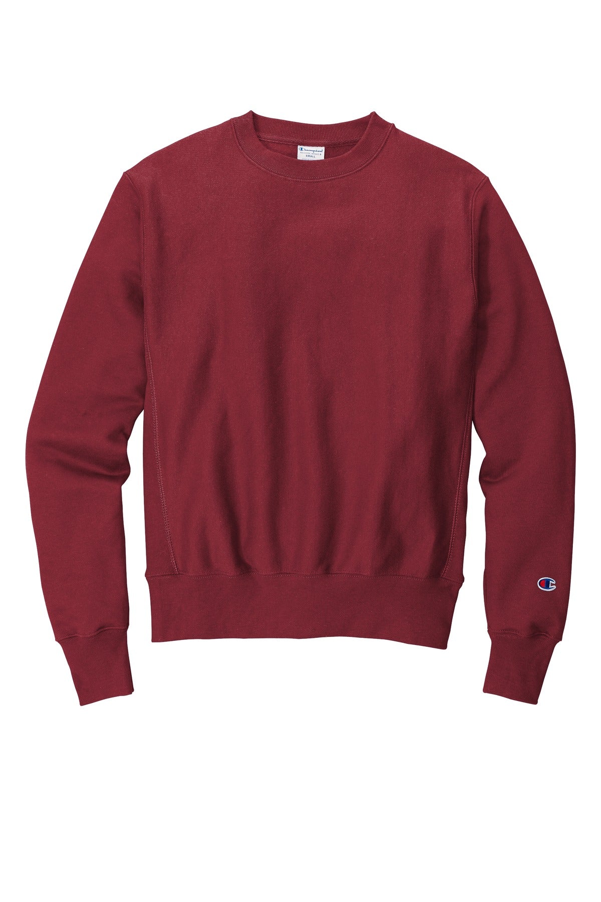 Front View of Cardinal Champion Reverse Weave Crewneck Sweatshirt S149