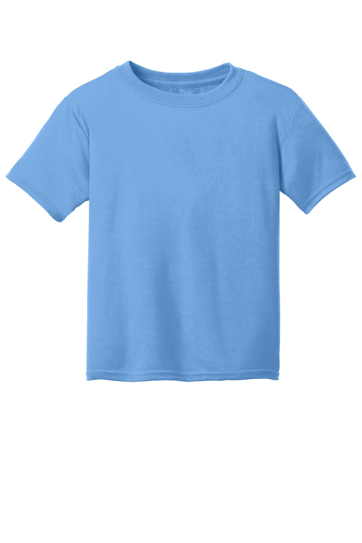 Front View of Carolina Blue Gildan Youth Gildan Performance T-Shirt. 42000B