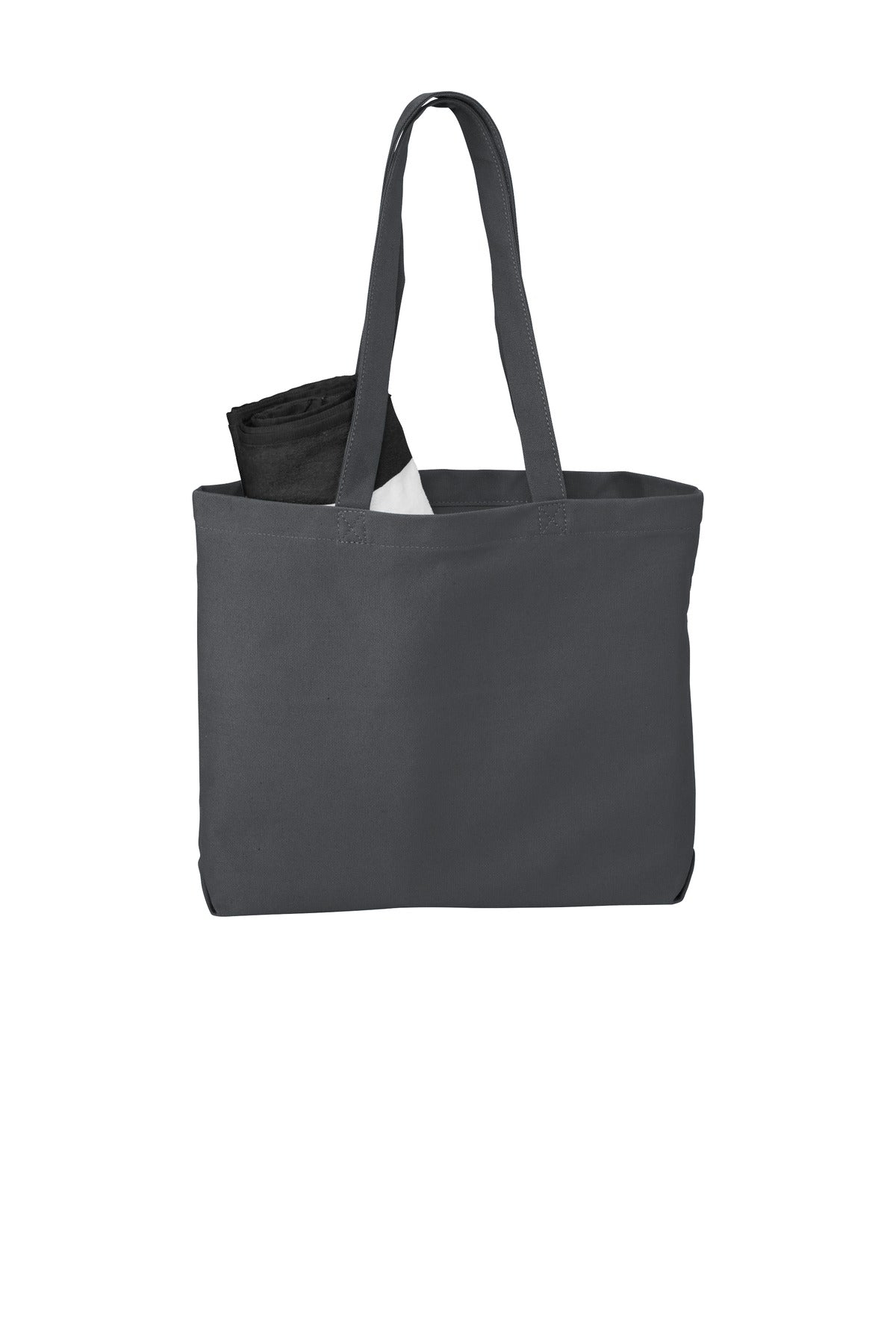 Front View of Coal Port Authority Beach Wash Tote. BG421