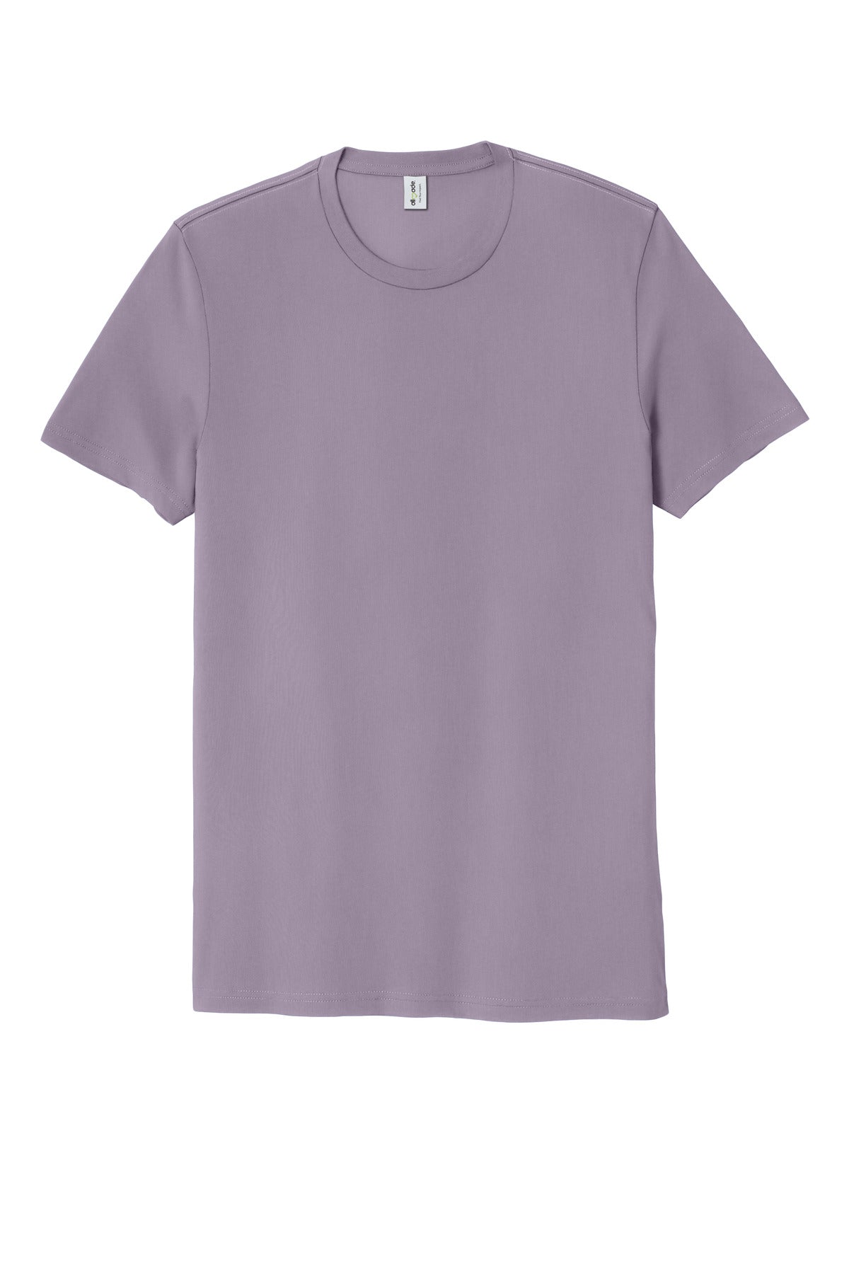 Front View of CosmicPrpl Allmade Unisex Organic Cotton Tee. AL2100