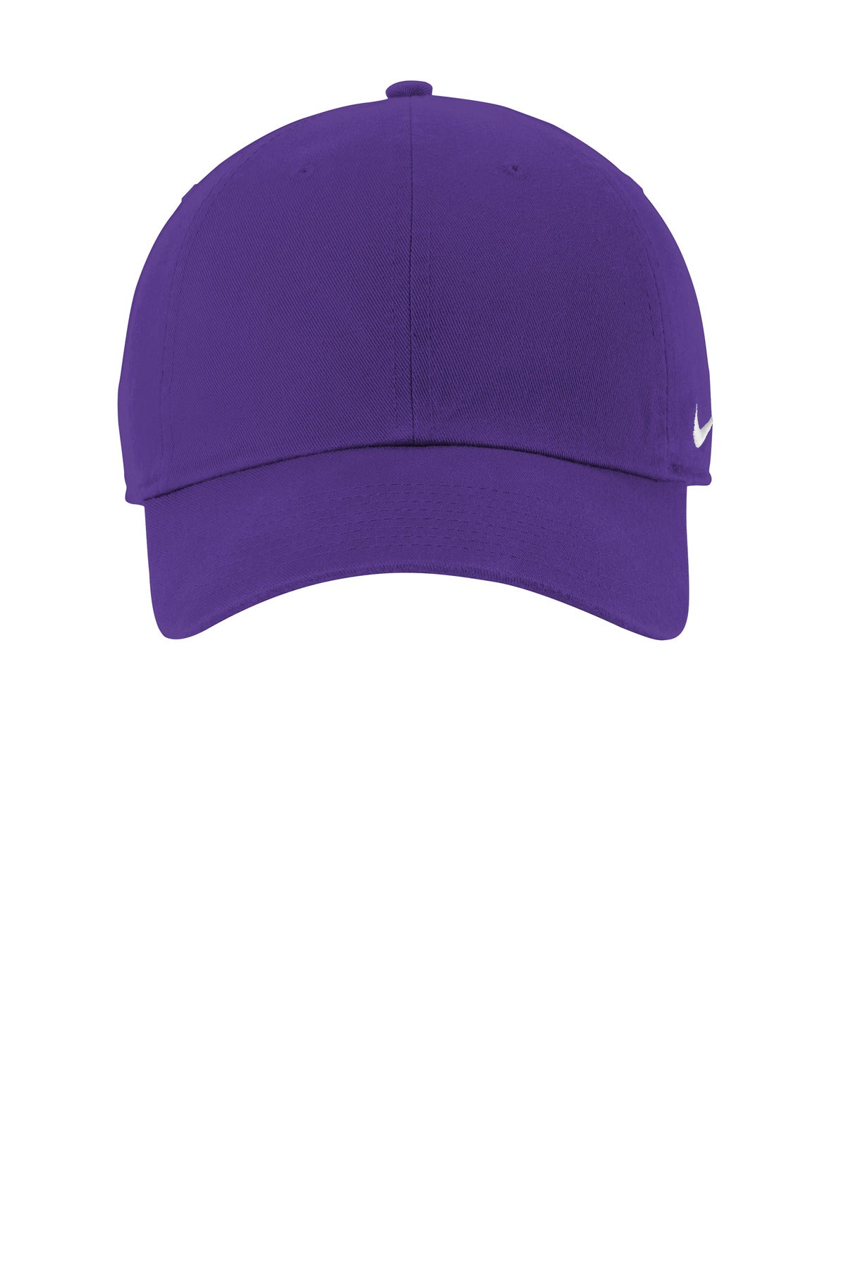 Front View of CourtPrpl Nike Heritage Cotton Twill Cap NKFB5677